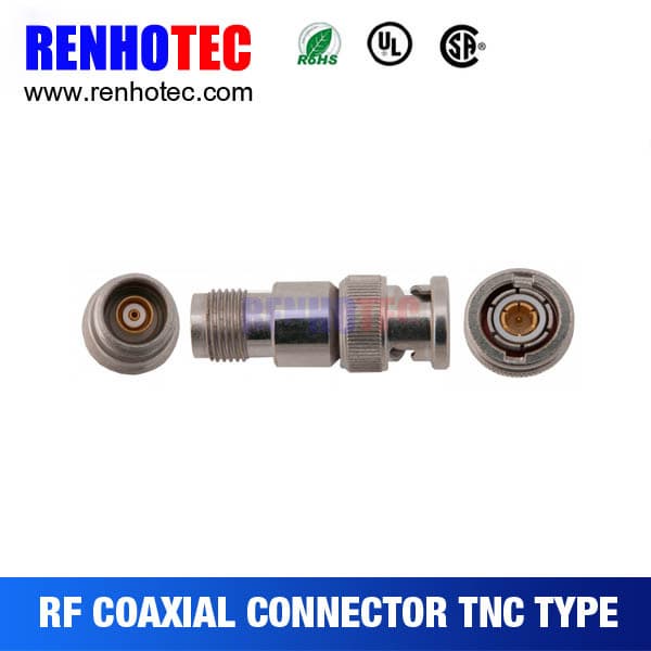 Female to BNC Male Crimp Adapter Cable TNC Connector